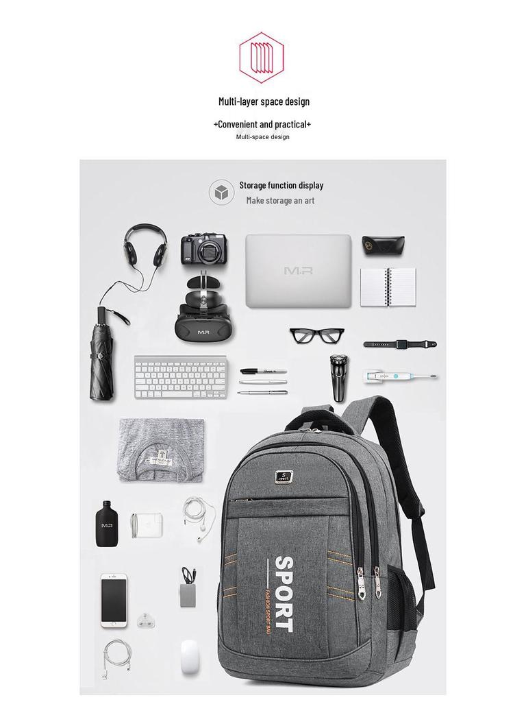 Men's Large Capacity Autumn/Winter Business & Casual Laptop Backpack