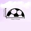 1pc Metal Soccer Goalpost Wall Sculpture Iron Trophy Statue Outdoor Indoor Decor Man Cave Boys Room Gift Easy Install