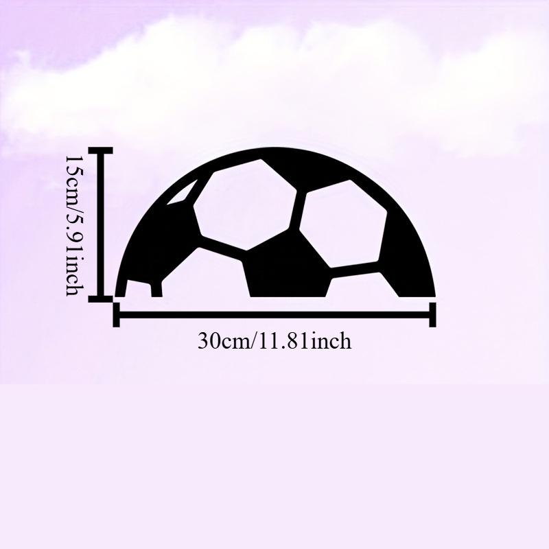 1pc Metal Soccer Goalpost Wall Sculpture Iron Trophy Statue Outdoor Indoor Decor Man Cave Boys Room Gift Easy Install