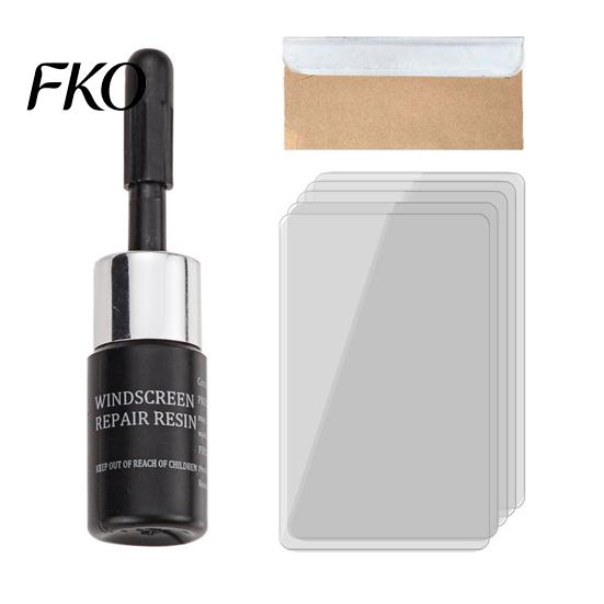 Clear Resin Windshield Repair Chip Kit, Car Crack Kit for Glass Repair, Automotive DIY Tool Small Chips Star Bullseye Do It Yourself Fix