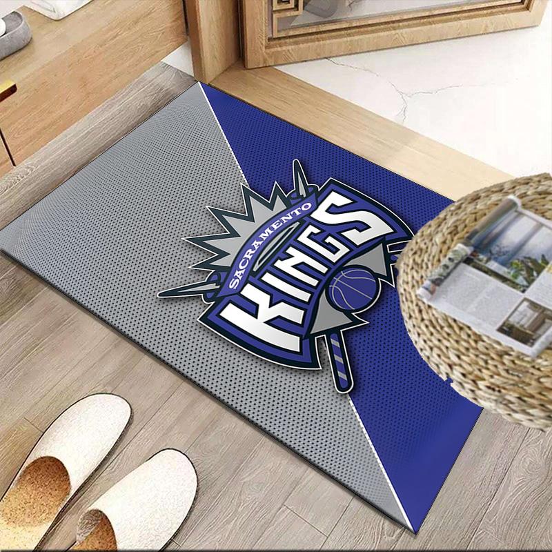 Sacramento Basketball Logo Carpet, Kitchen Rugs, Yoga Mat, Non-Slip Mats, Rug for Bathroom, Living Room bedroom, Camping Rugs Christmas Gift