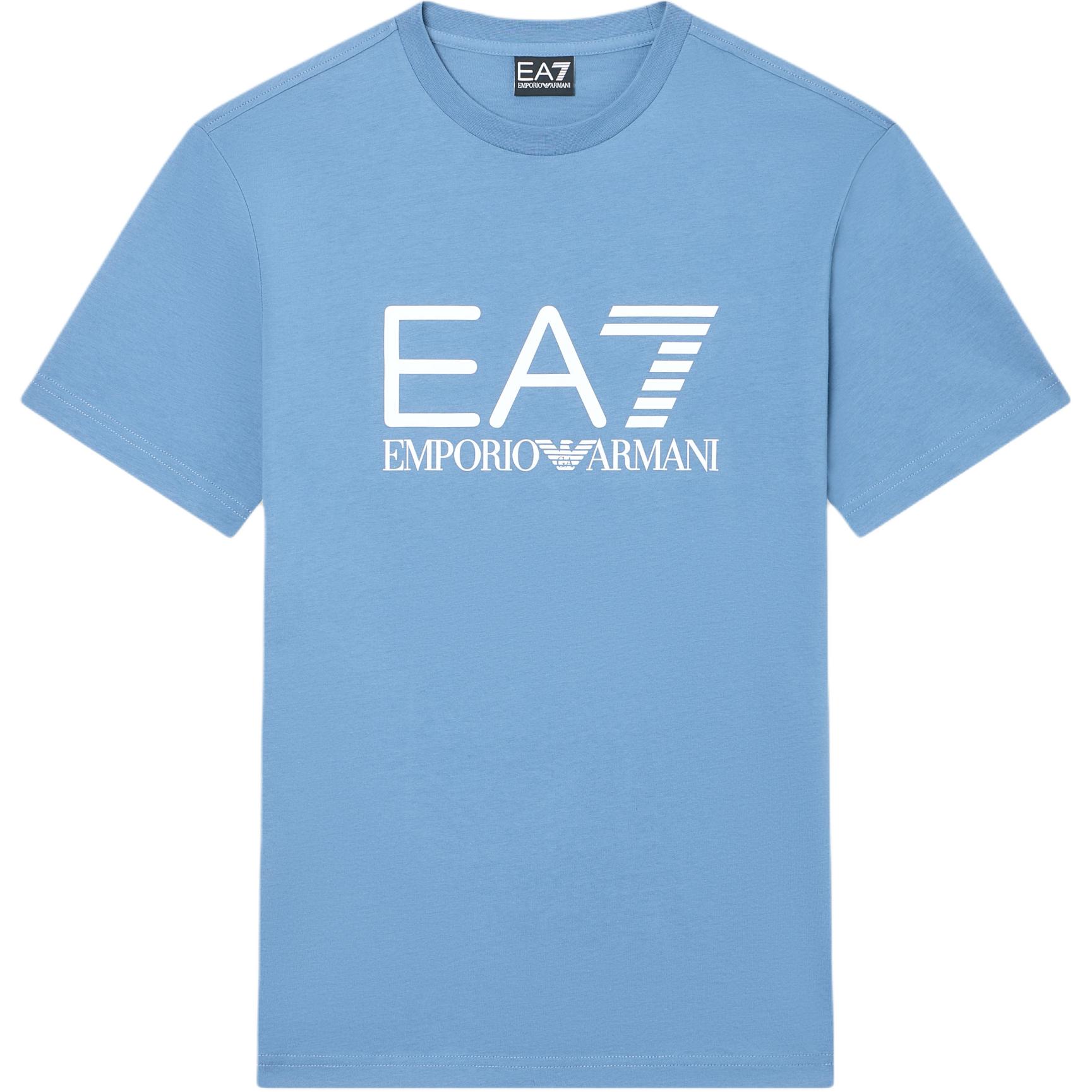 Emporio Armani EA7 Logo Cotton Jersey T-Shirt Men tops 7M001412-AF22264-UB064 S