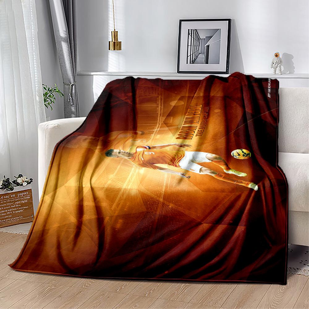 Robin Van Persie's Skills Decke Weich Warm Gemütlich Geeignet für Stuhl Wohnzimmer Sofa für Alle Anlässe Digitaldruck