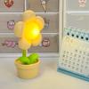 Cute Flower Night Bedroom Dormitory Bedside Lamp Decoration Atmosphere Light Gift Small Ornaments