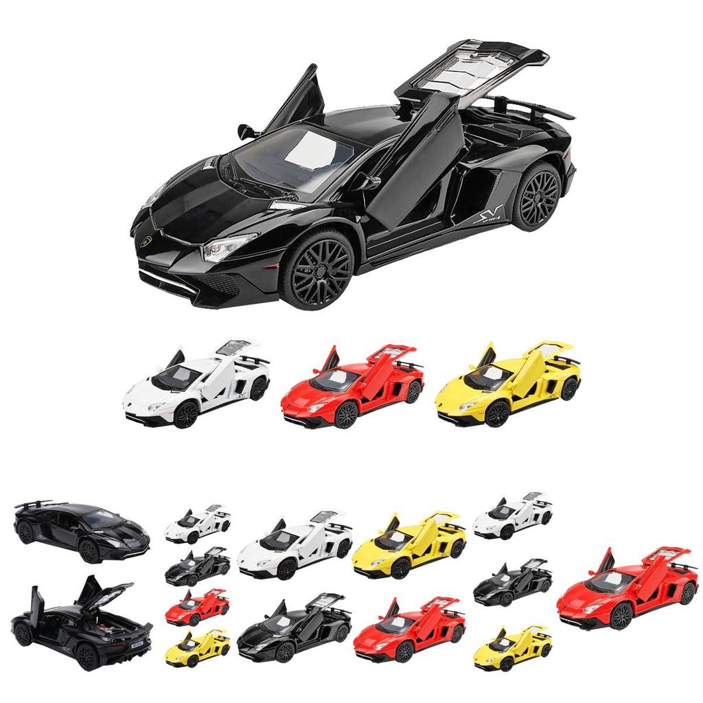 Exquisites Lamborghini Legierungsauto-Modell Mit Detaillierter Beleuchtung Und Soundeffekten Für Sammler