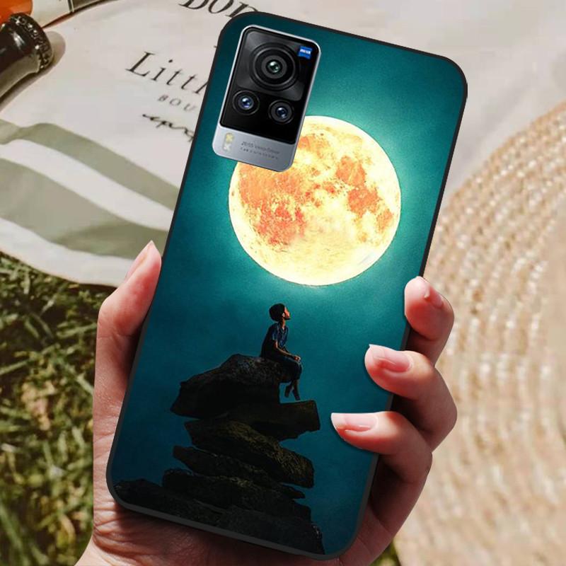 For Vivo X60 Pro Global Version Case Cat Wolf Painted Soft Silicone Phone Cases for Vivo X60 Pro Back Cover X60Pro V2046 Coque