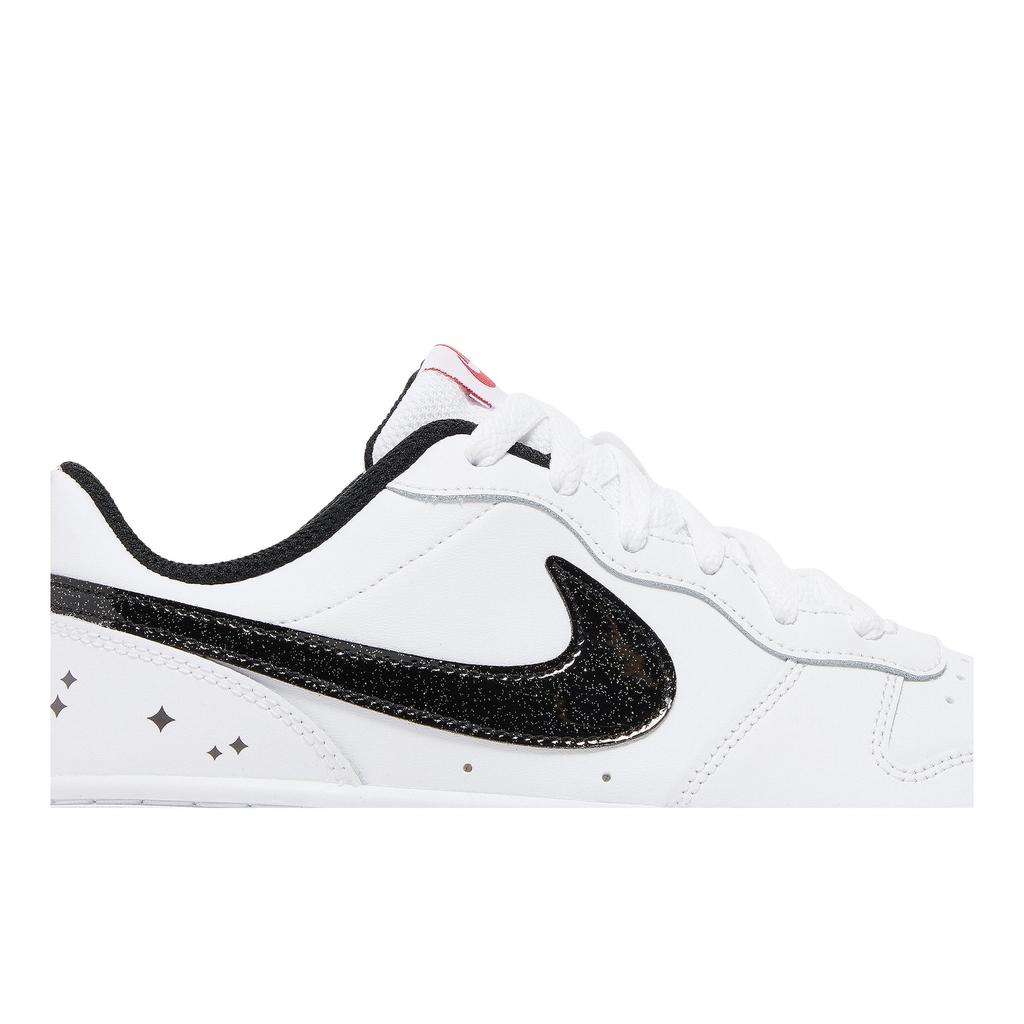 Nike Court Borough Low 2 SE Grade School 'White Very Berry' (Unisex) White / Black / Very Berry Kids' Skateboarding Shoes DM0110 100