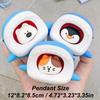 Cat Aquarium Shark Squeeze Keyring Creative Funny Silicone Penguin Pendant Cute Soft Polar Bear Keychain