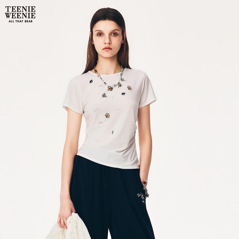 Teenie Weenie Women's Bear Letter T-Shirt