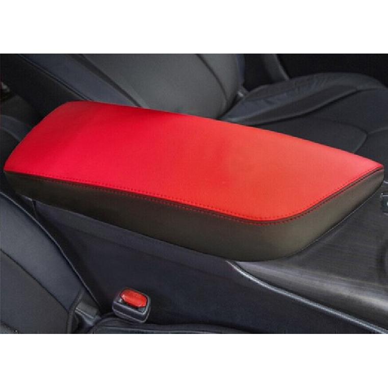 For Toyota Camry 2018-2024 Red Leather Center Console Armrest Box Holster Trim