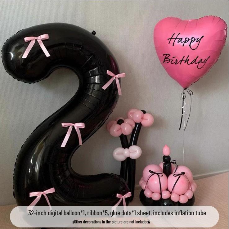 First Birthday Heart Photo Frame Balloon Decoration for Boys & Girls