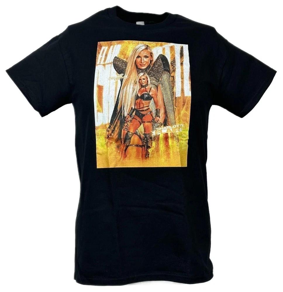 Charlotte Flair Poster Print Black Tshirt M