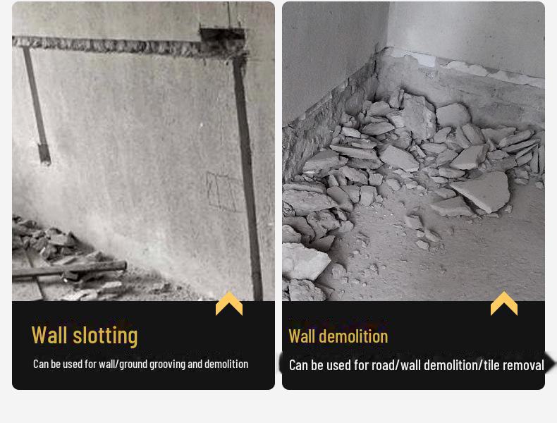 Adjustable 110V Heavy-Duty Electric Demolition Hammer for Concrete and Wall Demolition