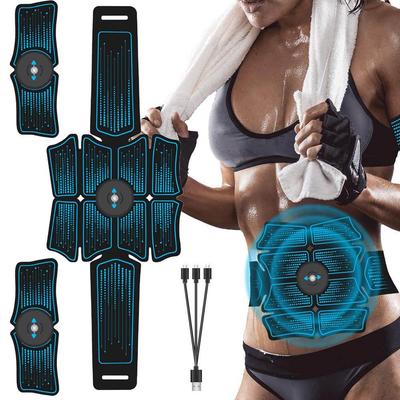 Cintura EMS: Stimolatore Muscolare per Allenamento Sportivo con Impulsi a Microcorrente per il Fitness Addominale