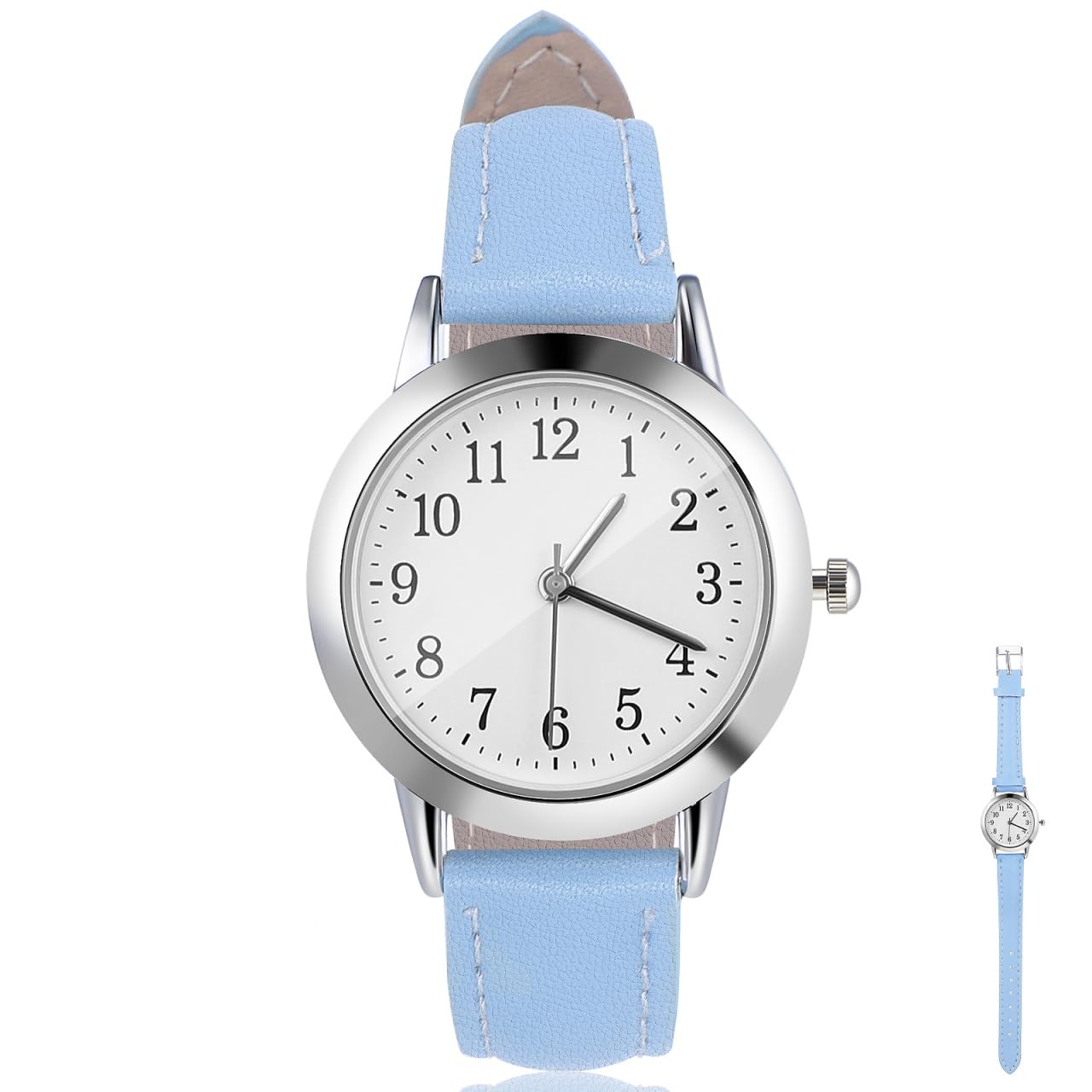 

LEDMOMO Women s Quartz Watch, Waterproof, Stylish, High-Precision, Simple, Casual, Lightweight, Perfect for Exams, Work, Kids, Students, and