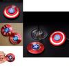 Fidget spinner di Capitan America dai colori vivaci con rotazione ad alta velocità per alleviare lo stress