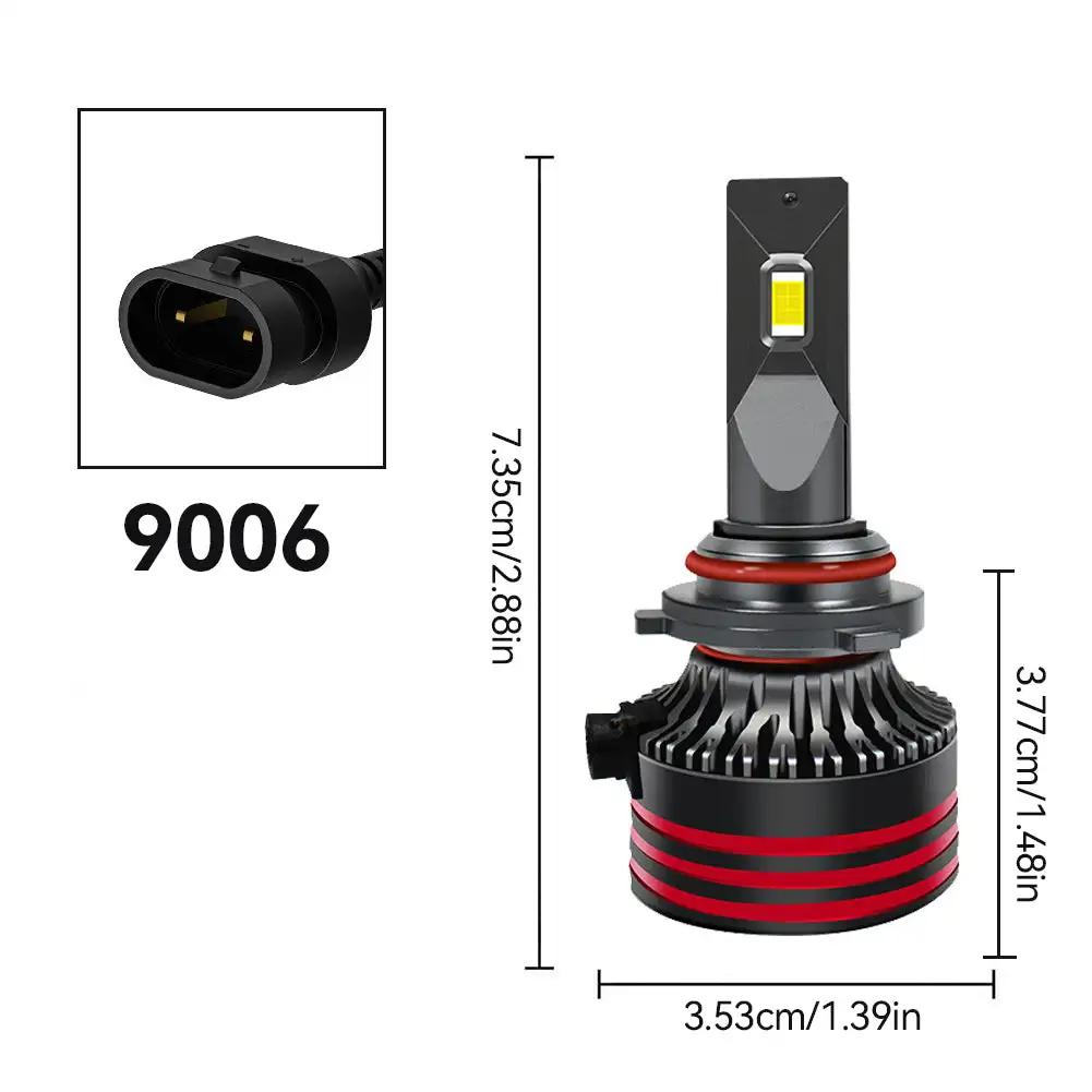 H1 H7 H11 H4 H3 9005 9006 LED Car Headlight Bulbs LED Lamp High Low Beam Bulbs Automobiles Lamp 12000LM 120W Lights White M8pro
