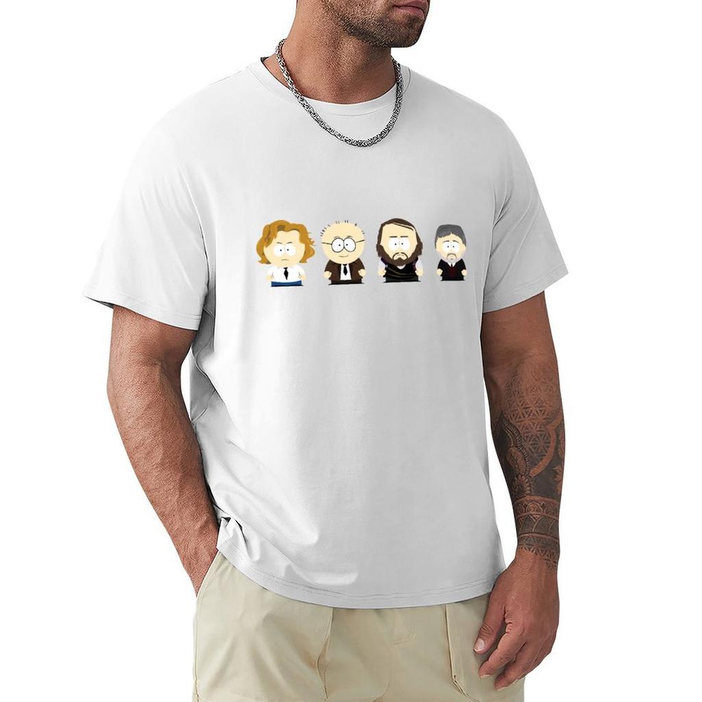 Bottom Cartoon TShirt heavyweights summer clothes plain black t shirts men