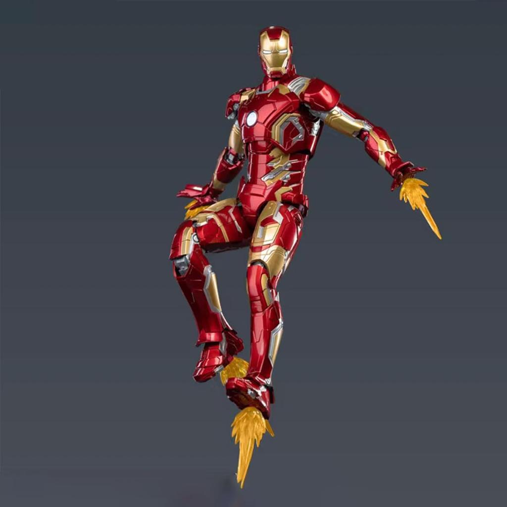 HiPlay Fondjoy Iron Man MK43 1/7 Scale Pre-Colored Plastic Model Kit, Approximately 260mm Tall