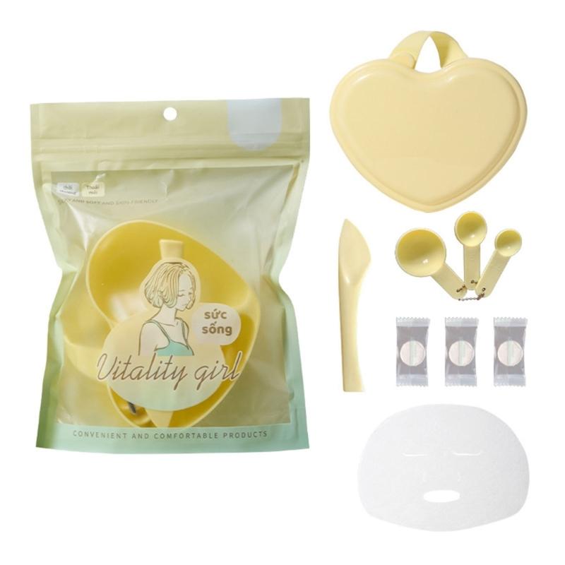 

Salon Mask Mixing Tools Practical Plastic Bowl And Spatula Gauges Spoon For Precise Skincare Blending 1