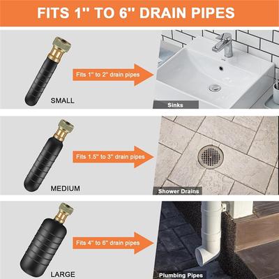 Drain Bladder,Drain Cleaning Bladder ,Rubber Drain Bladder Unclogger For Bathroom Sinks, Showers, Swimming Pool Drains
