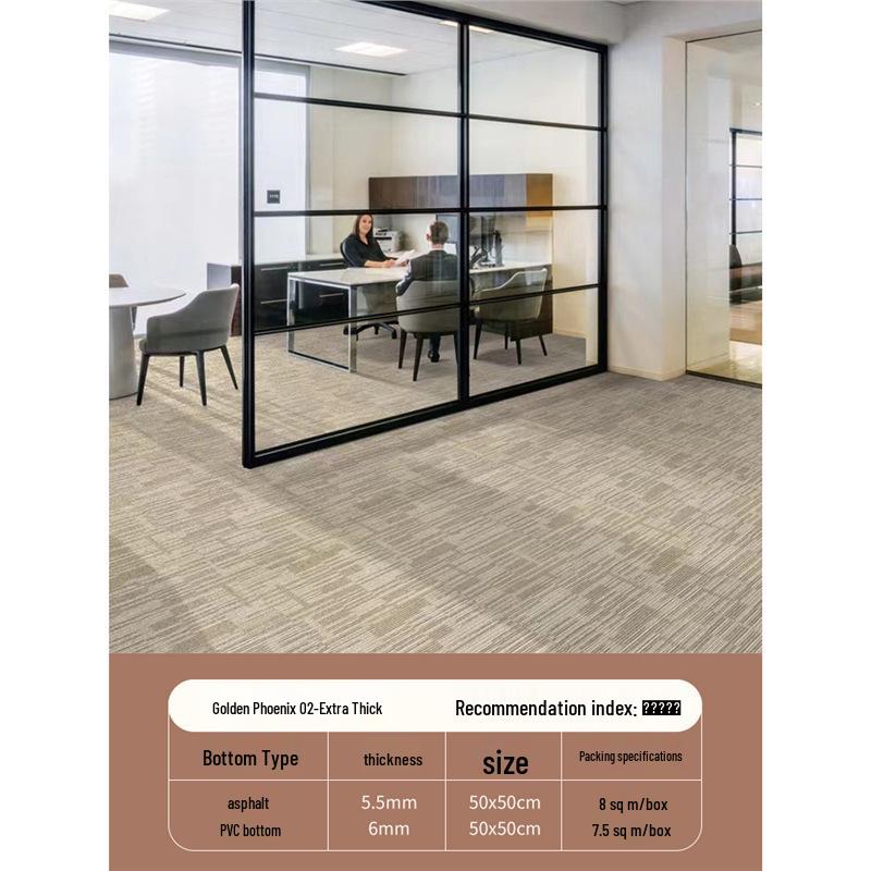 Goldener Phönix Verriegelbare Büroteppichmatten für große Flächen