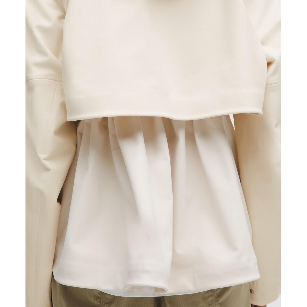 Lululemon Repelshell Cinch Back Rain Jacket Light Ivory