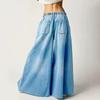 Damenhose Große Größe Stretch Jeans Lose Halbelastische Hose