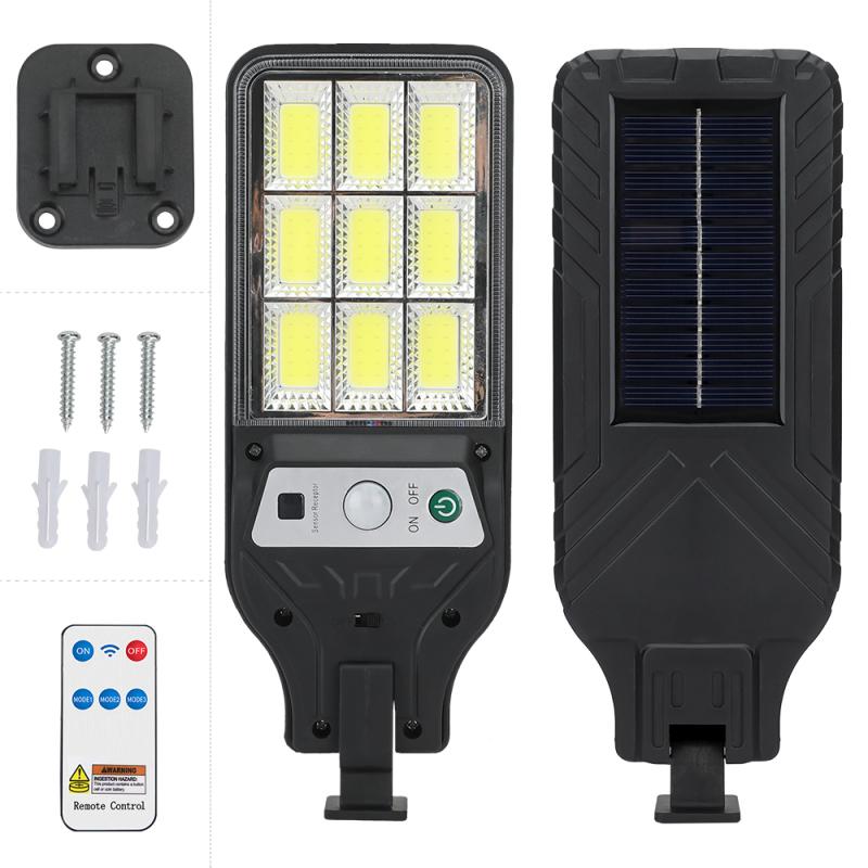 350000LM Outdoor Solar Lights Motion Sensor Solar 3 Modes Waterproof Security Wall Lighting for Patio Garden Door Street Light