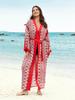 2024 European-American Rayon Beach Cover-up Cardigan: Bikini Swimsuit Sunscreen Shirt