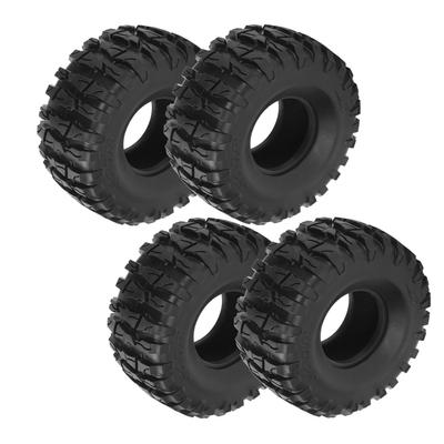 4Pcs Remote Control Rubber Tires Tyres Replacement for SCX10/TRX4/TRX6 1/10 RC Crawler