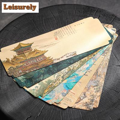 Zen Ancient Painting Heat-insulating Tea Table Mats Waterproof Drink Coaster Dinner Table Cloth Placemat Tea Ceremony Decoration