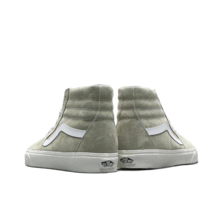 Vans Sk8-Hi Pig Suede - Moss Grey Unisex Sneakers Snow-White VN0A5JMJB32