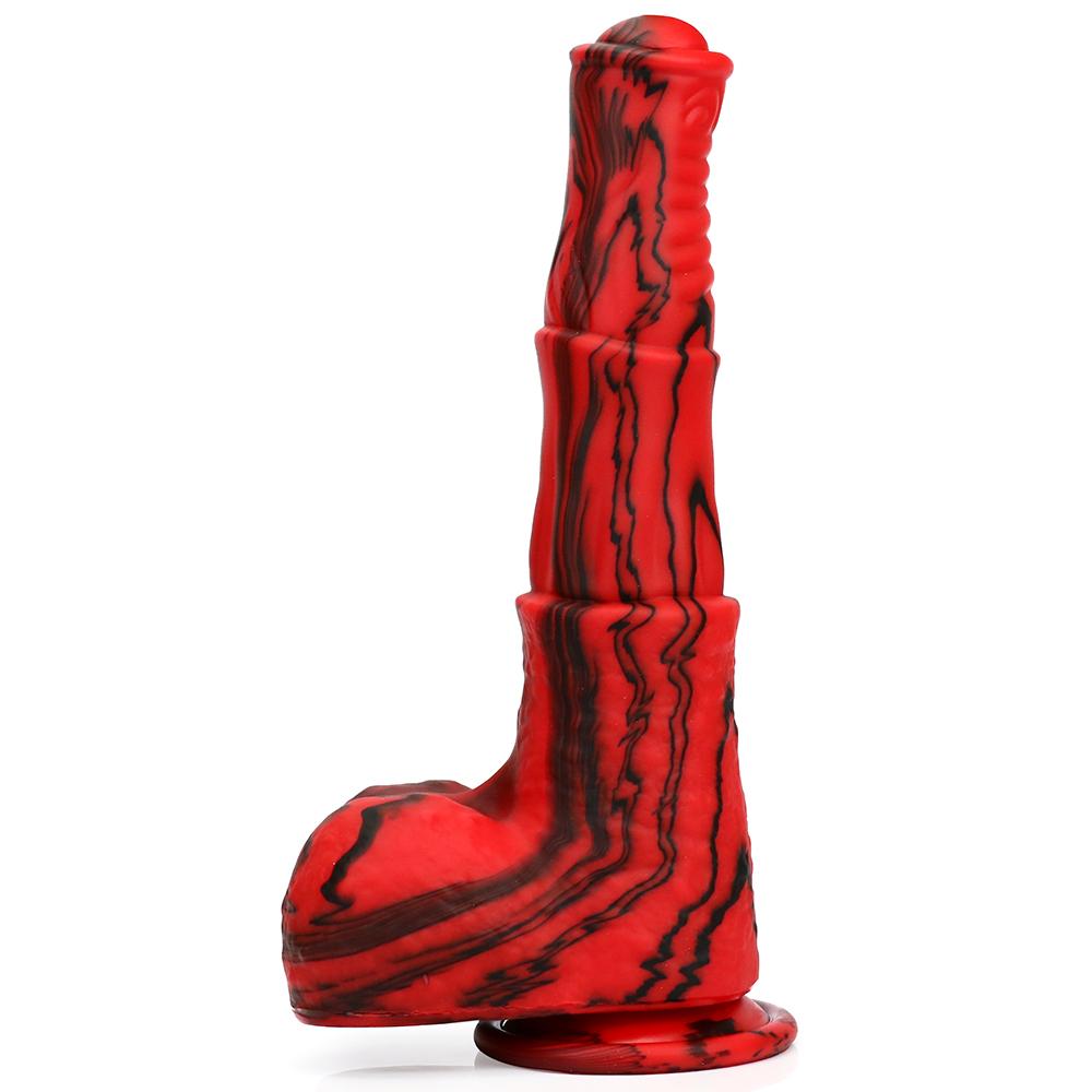 Silicone Horse Dildo With Sucker Fantasy Animal Penis Sex Toy For Women Clit Massage Stimulate Female  Anal Plug