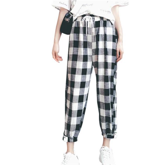 plaid sweatpants