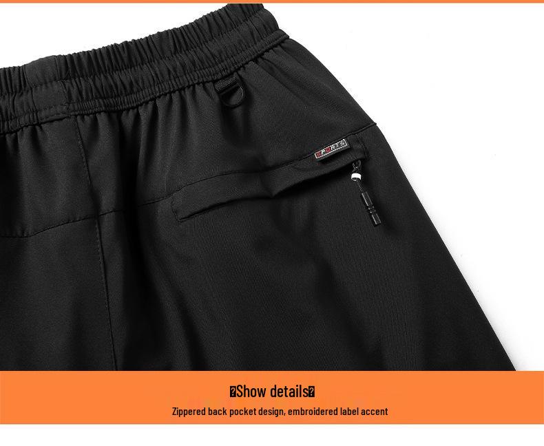 Unisex Winter Lambswool Fleece-Lined Pants: Plus Size, Thick, Cold-Resistant, Warm, Windproof, Customizable Logo