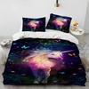 Unicorn Cute Cartoon Comforter Bedding Set,Duvet Cover Bed Set Quilt Cover Pillowcase,Queen Bedding Set For Child Boy Girl Gift