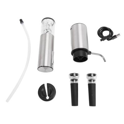 Electric Wine Dispenser Aerator and Corkscrew Set Vacuum Stopper Foil Cutter Wine Pourer USB