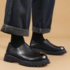 Fashion Men's handmade sewn shoes Luxury high-quality genuine leather Daily office outdoor leisure party walking Thick bottom shoes