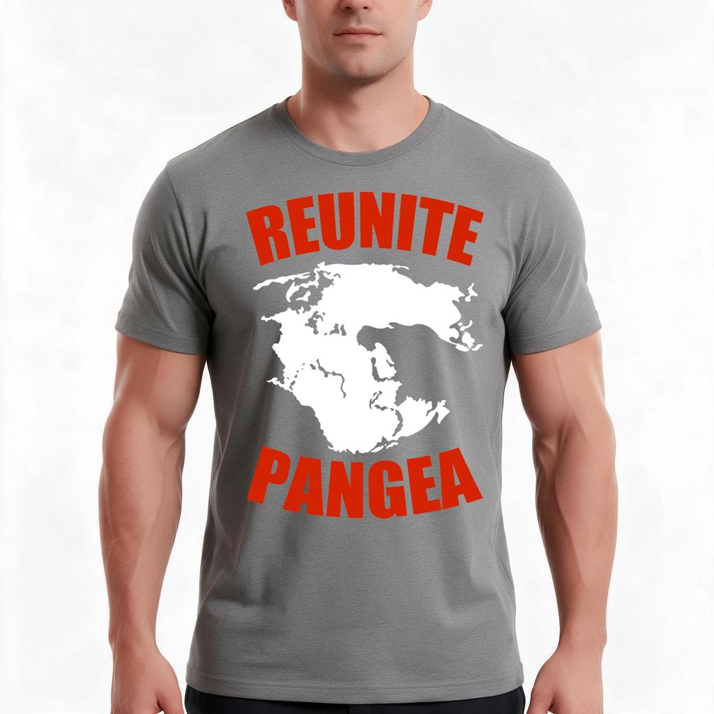 Reunite Pangea Funny Geek Nerd Tshirt Summer Casual Cotton Tee Oversized Streetwear Tops Vintage Graphic Print 100 Cotton