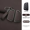 5 Bottons Alloy Car Key Fob Case Cover Shell for Cadillac CT4 CT4-V CT5 C8 Corvette LYRIQ   2024 Keychain Accessories
