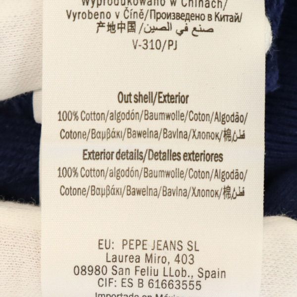 Pepe Jeans Wappen Long sleeve trainer M Navy sweat Men's Used