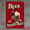 Vintage Cocktail WiFi Tin Sign for Bar, Bedroom, KTV, and Restaurant Décor