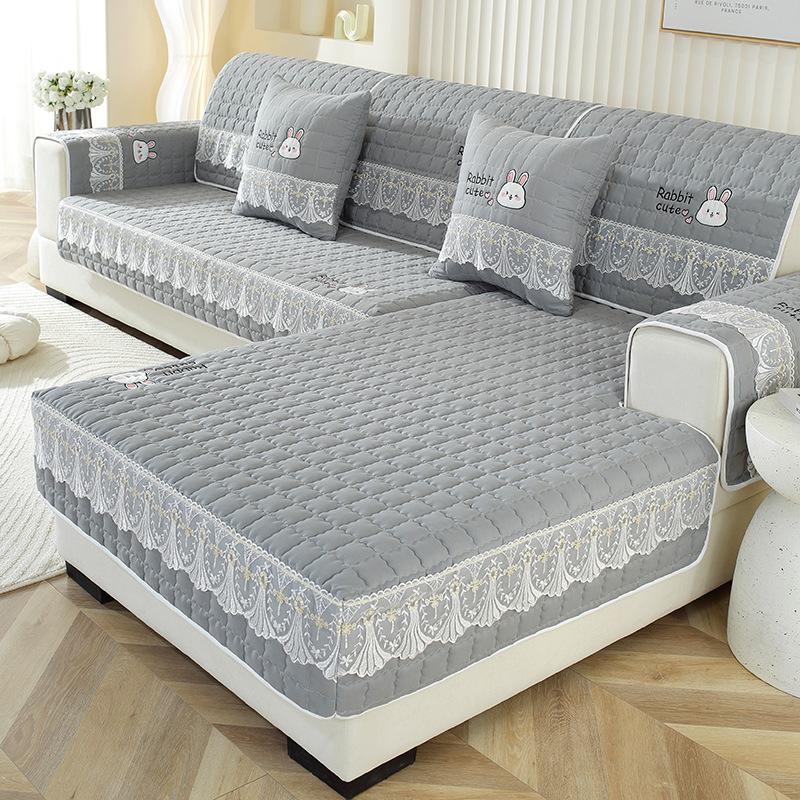 

Вышивка Ткань Универсальный Нескользящий Утолщенный Подушка для Дивана Простой Модный Чехол для Дивана Заднее Полотенце Новый 70*70cm