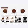 Hand Coffee Mill Grinder Retro Beech Classic Style Wood Base Rust Proof Stainless Steel Core Manual Coffee Mill