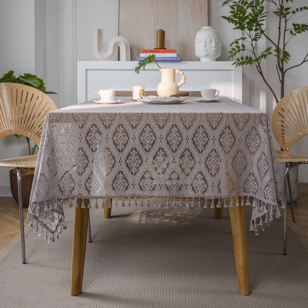 Crochet Cover Table Cloth Woven Tablecloth Hollow Tablecloth Tablecloth Towel Shooting Props