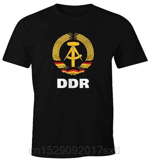 T-shirt Casual Estiva Unisex Buona Qualità T-shirt Wm Ddr Nostalgia Funshirt T-shirt