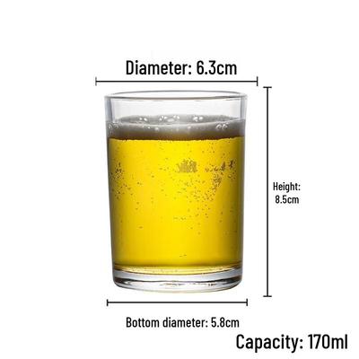 HANDUNYOU Tempered Glass Beverage Cups