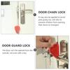 Lightweight Portable Hotel Door Lock Travel Security Lock for Home Dormitory Office Anti Break In Door Lockdown Device Easy Use