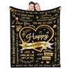 Anniversary Gift Printed Blanket for Sofa Bed Travel Camping Living Room Office Conditioning Blanket for All Seasons Gifts